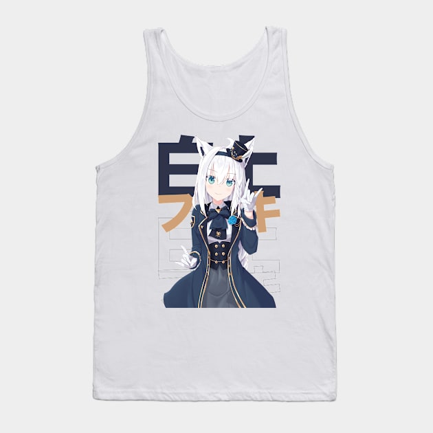 Hololive JP - Shirakami Fubuki Tank Top by naderu